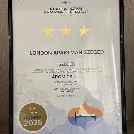 London Apartman Szeged Kültér fotó